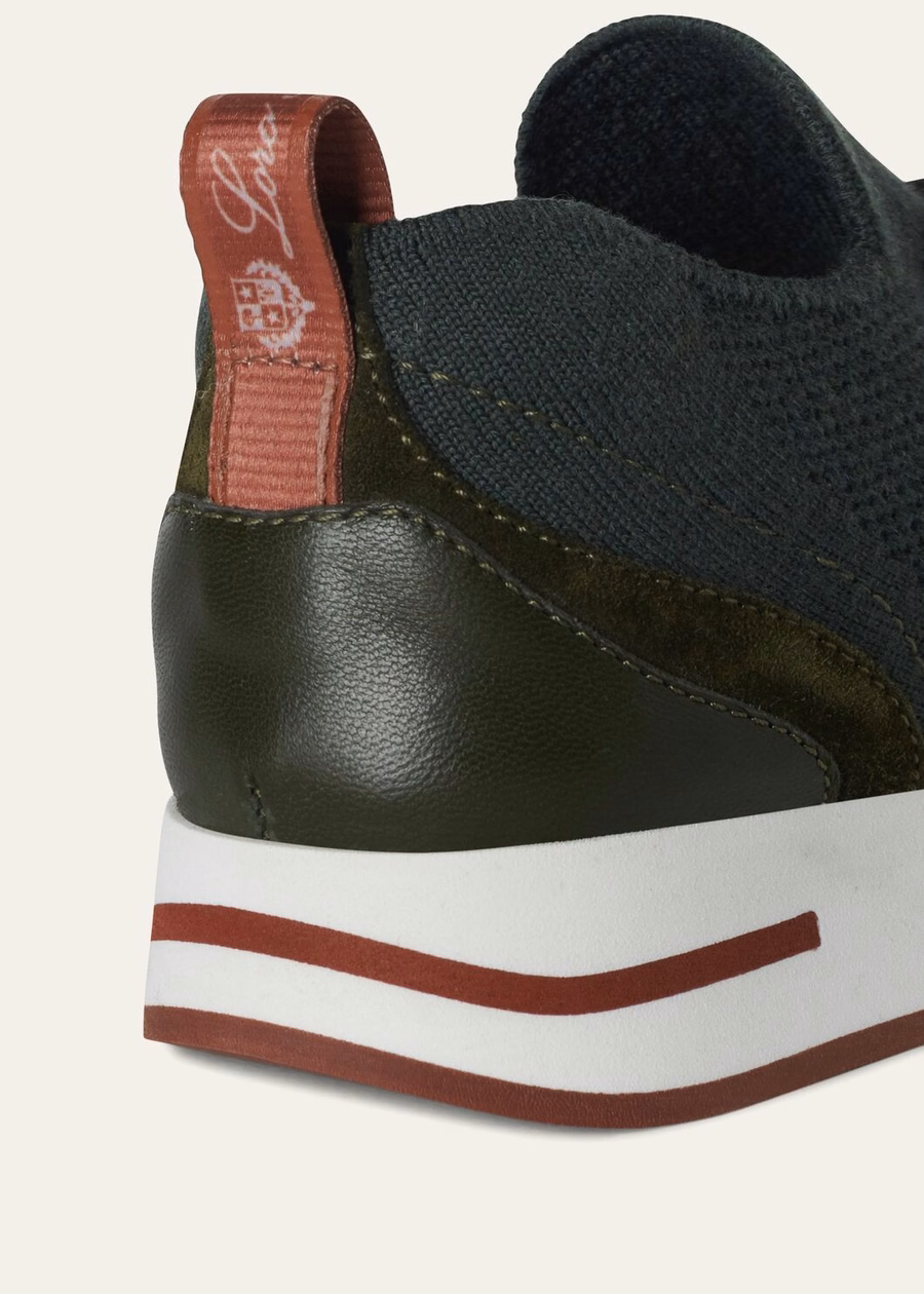 Zapatillas de tenis para niños 360 LP Flexy Walk Wish® de lana verde irlandés