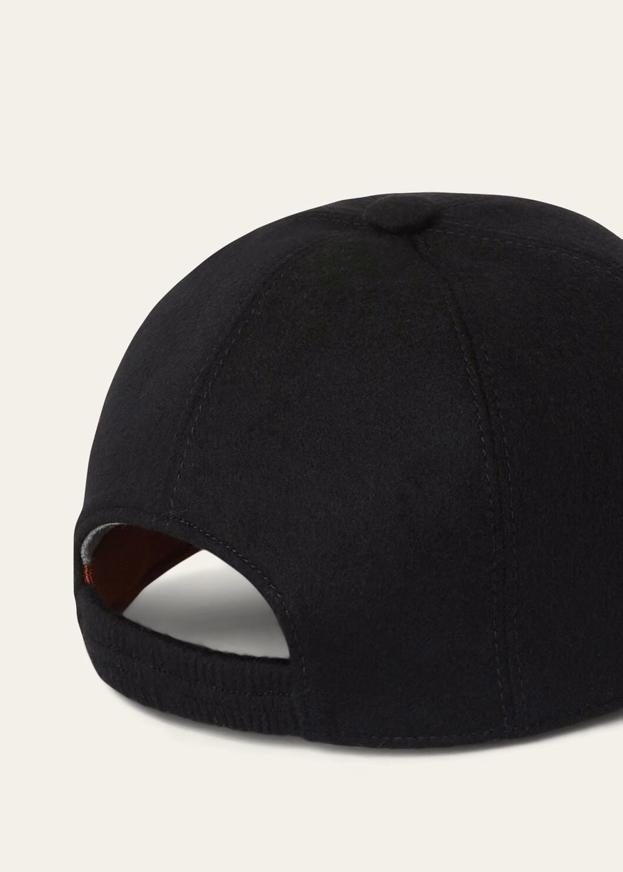 Gorra de béisbol de cachemir - Storm System® Negra