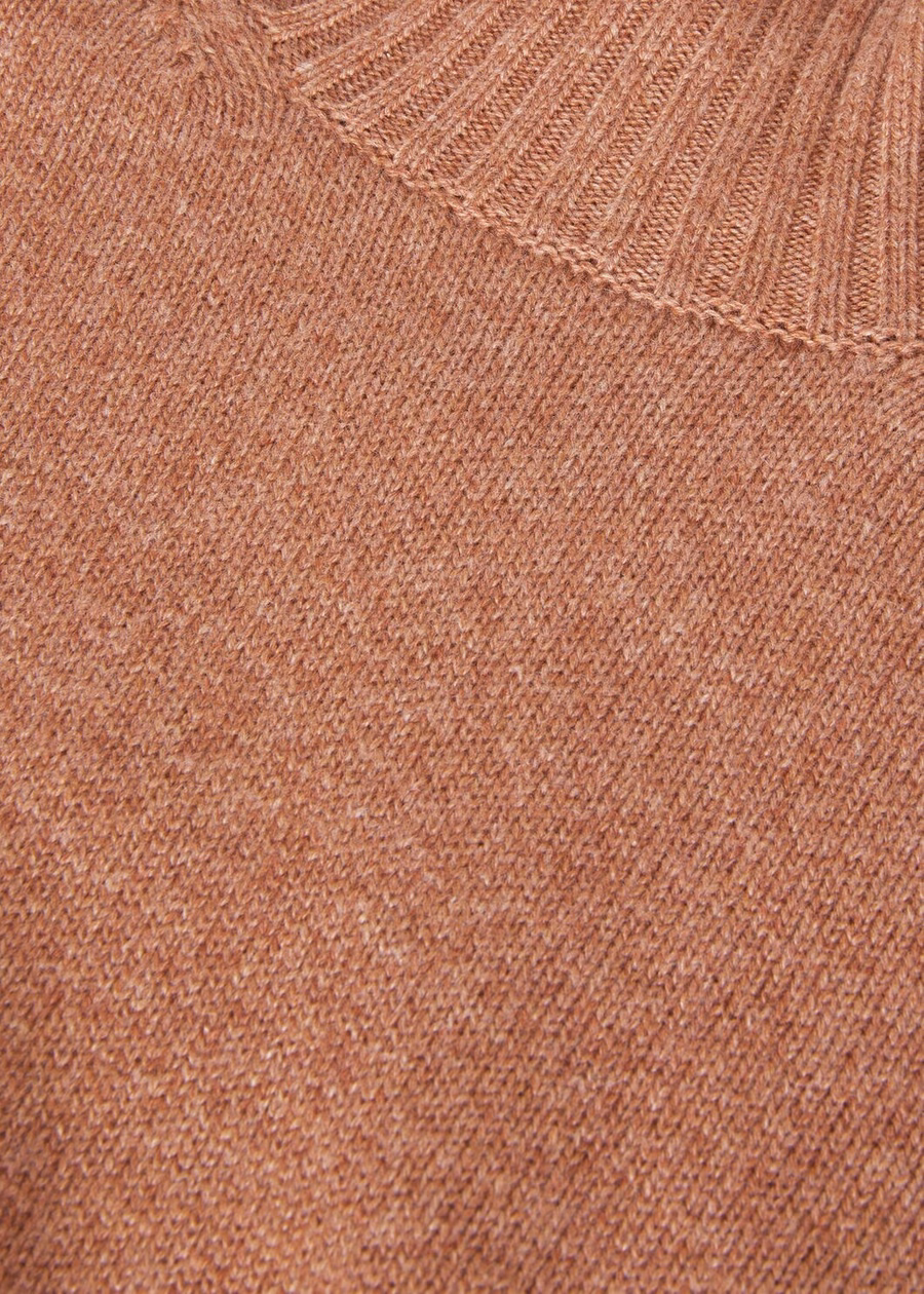 Jersey de cuello alto Parksville Baby Cashmere Tonos Atardecer Melange