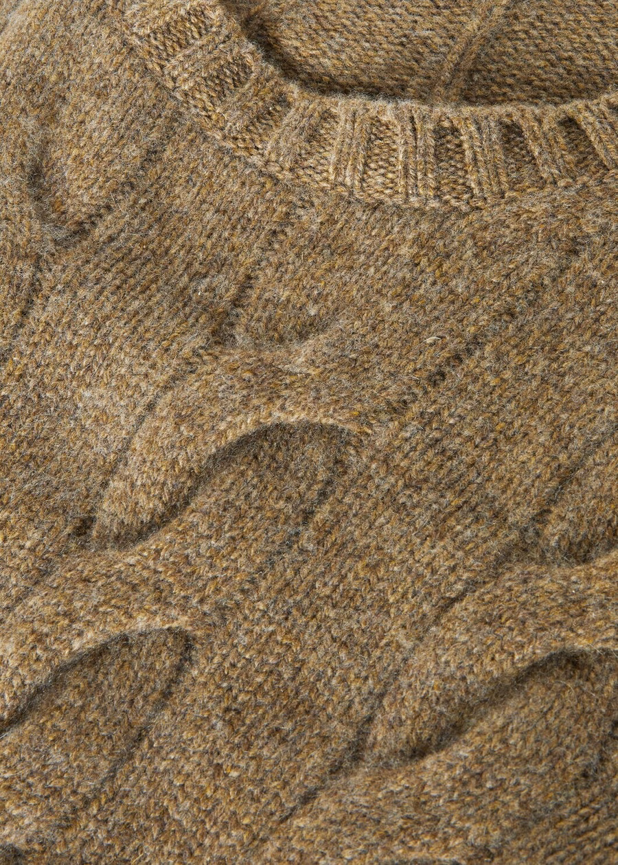 Cuello redondo Napier Baby Cashmere Coarsehair® Tundra Melange