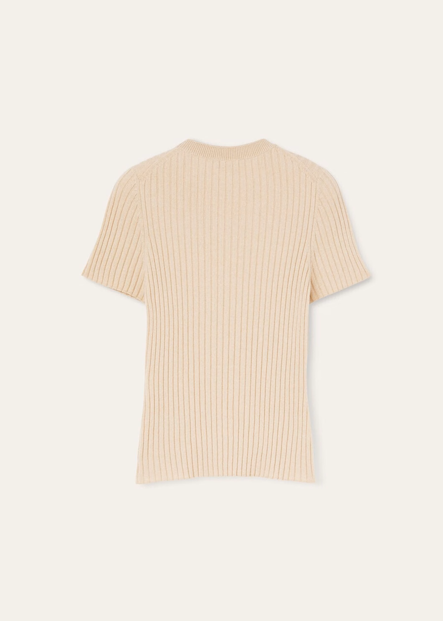Cuello redondo Lago Sirio Baby Cashmere Sos Susan Mel Teñido Natural
