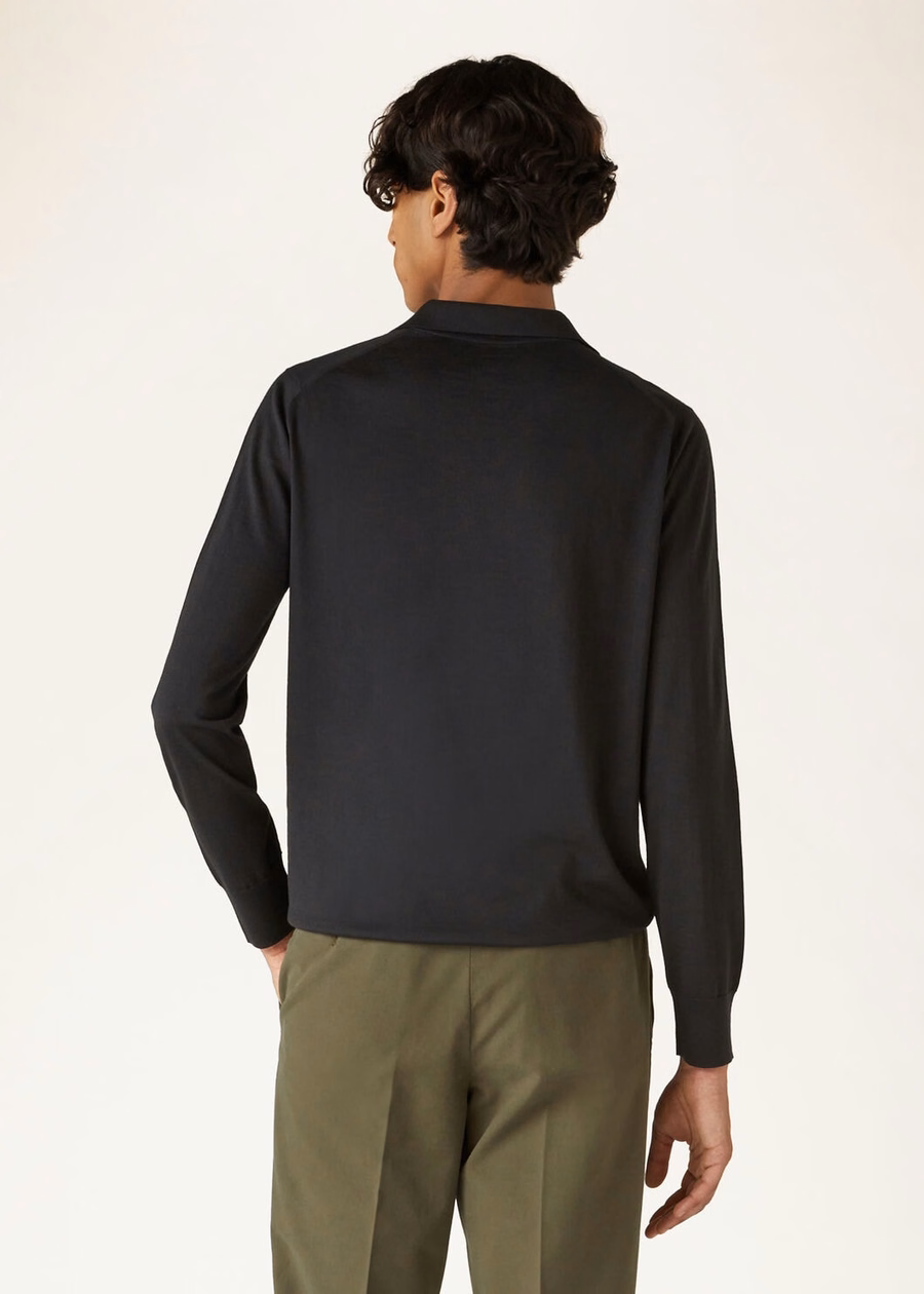 Polo Wish® de lana color ónix