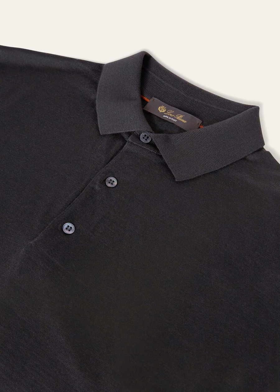 Polo Wish® de lana color ónix