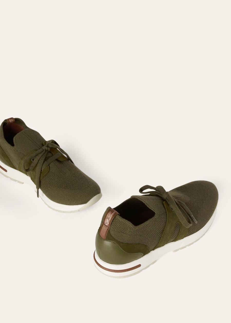 Zapatillas 360 LP Lady Flexy Walk Wish® de lana color verde tundra
