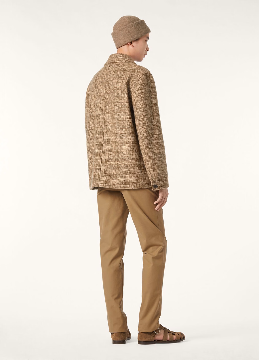 Pantalones Carlo en algodón color caramelo.